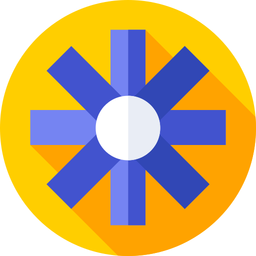 퍼프 Flat Circular Flat icon