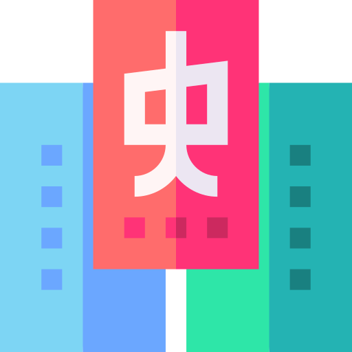 Mahjong Basic Straight Flat icon