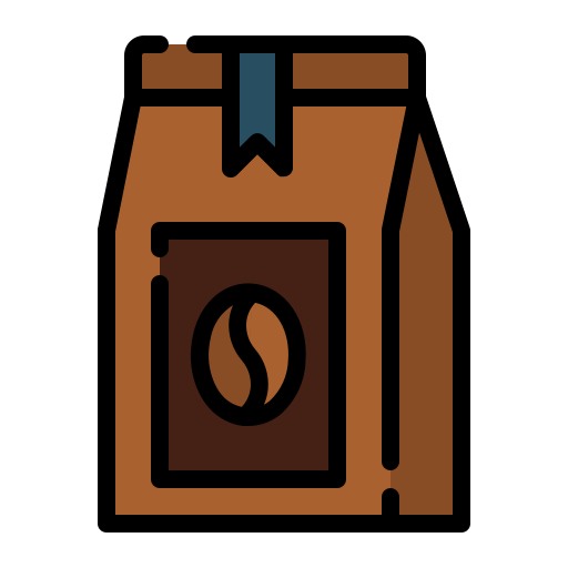 커피 백 Generic Outline Color icon