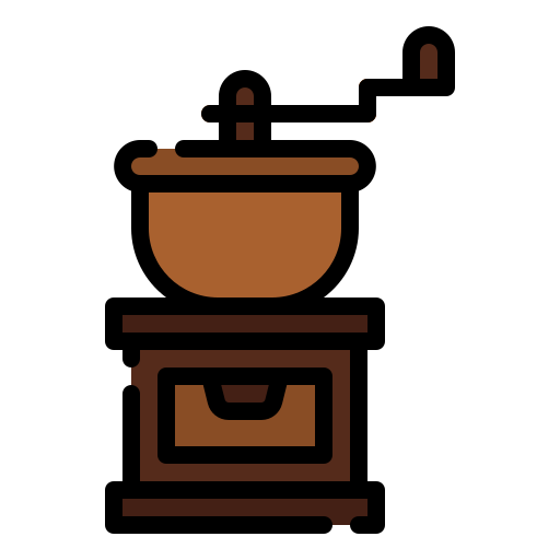 molinillo de cafe Generic Outline Color icono