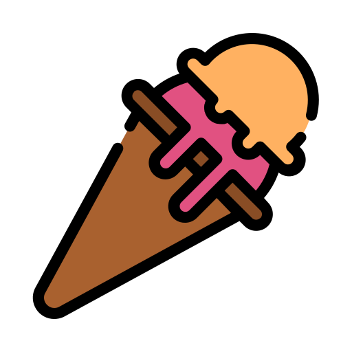 アイスクリーム Generic Outline Color icon