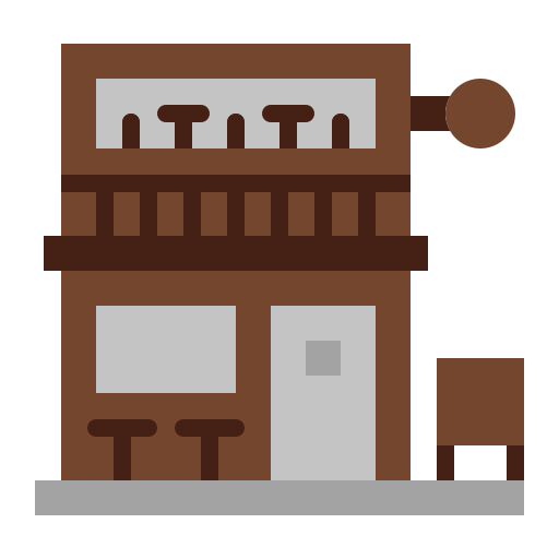 Coffee shop Generic Flat icon