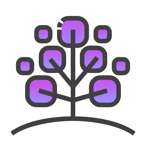 drzewo Generic Outline Gradient ikona