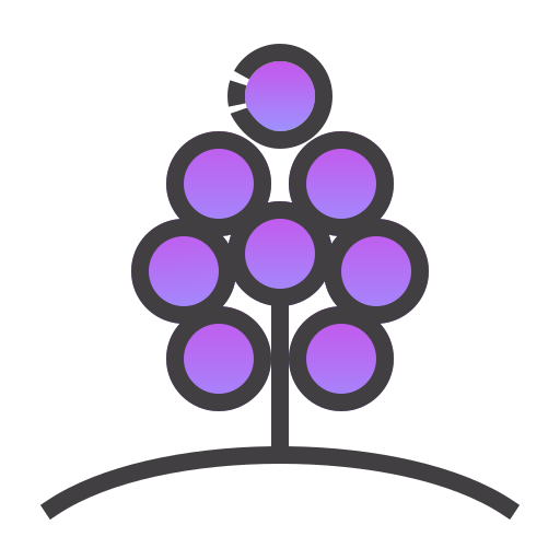 albero Generic Outline Gradient icona