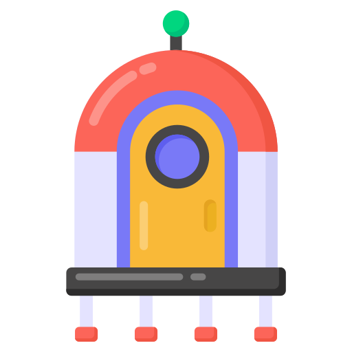 ruimtecapsule Generic Flat icoon