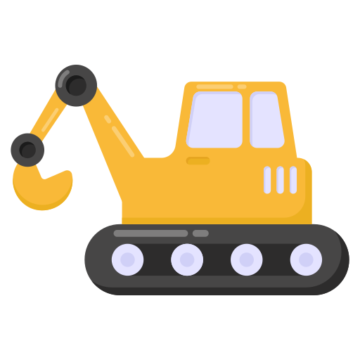 bulldozer Generic Flat Icône