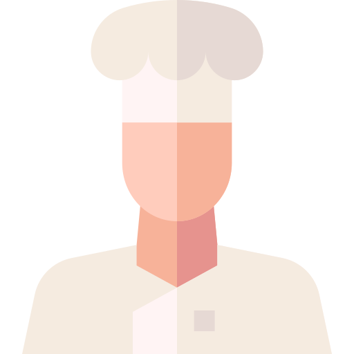 chef Basic Straight Flat icoon