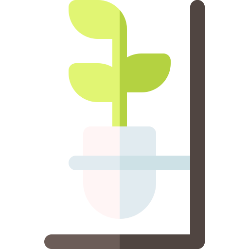 pianta Basic Rounded Flat icona