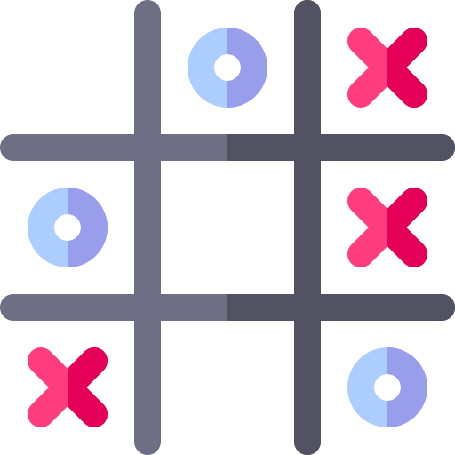 ○×ゲーム Basic Rounded Flat icon
