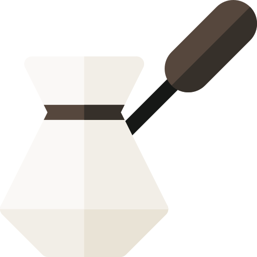 турка для кофе Basic Rounded Flat иконка