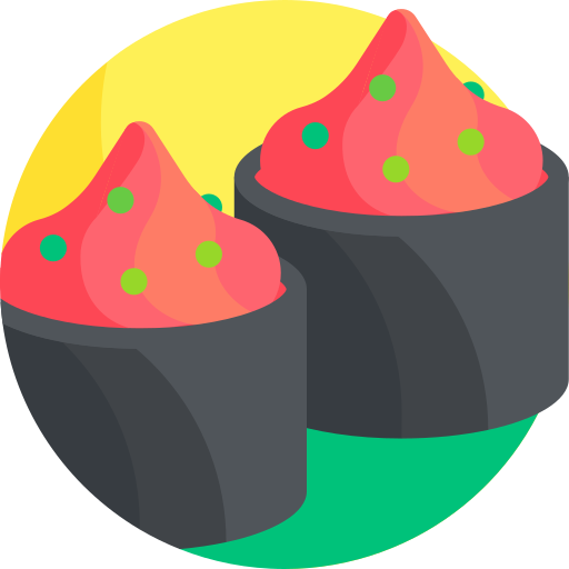 sushi Detailed Flat Circular Flat ikona