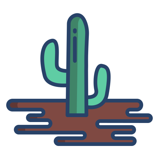 kaktus Icongeek26 Linear Colour ikona