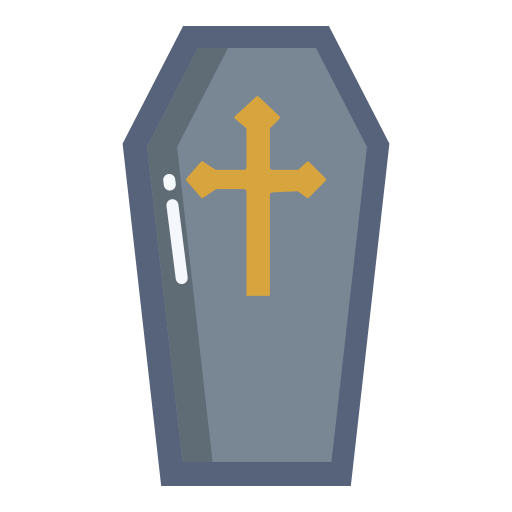 Гроб Icongeek26 Flat иконка
