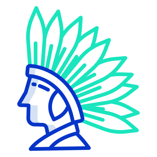 Native american Icongeek26 Outline Colour icon