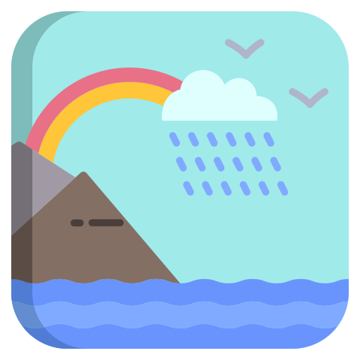雨の Icongeek26 Flat icon