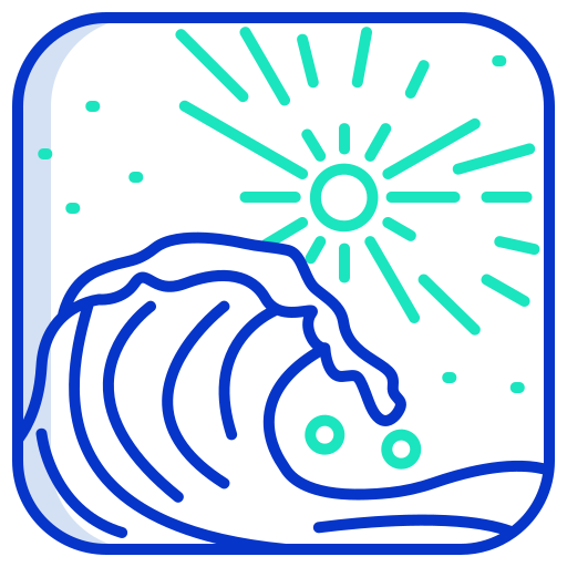 海洋 Icongeek26 Outline Colour icon