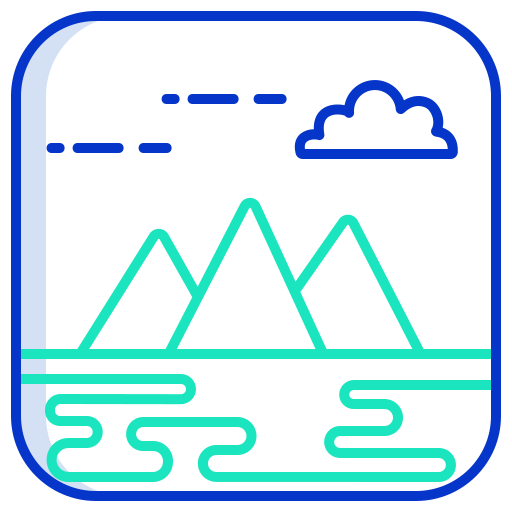 風景 Icongeek26 Outline Colour icon