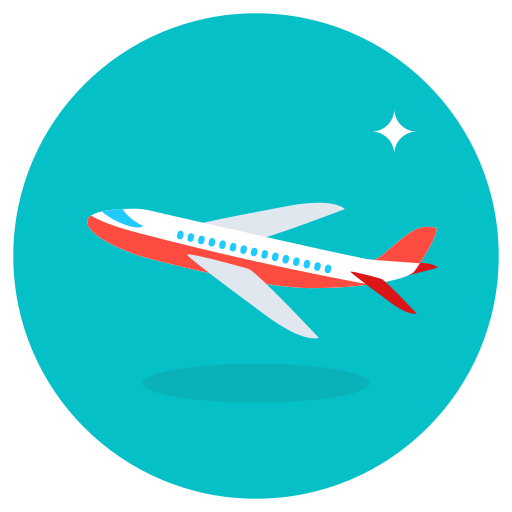 trasporto aereo Generic Circular icona