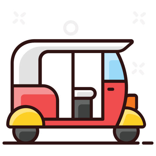 tuktuk Generic Outline Color ikona