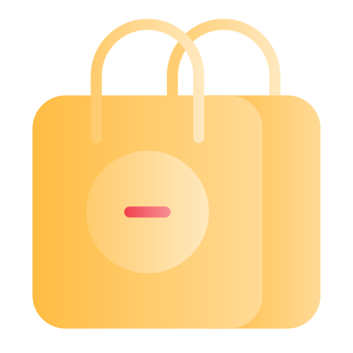 torba na zakupy Generic Flat Gradient ikona