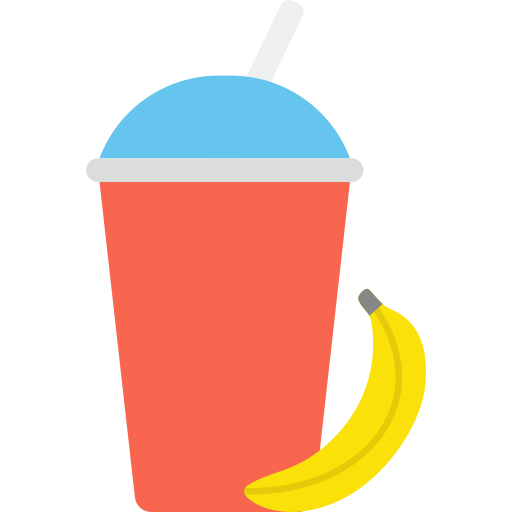 banaan smoothie Generic Flat icoon