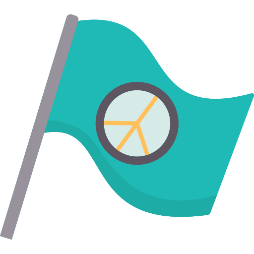 vlag Amethys Design Flat icoon