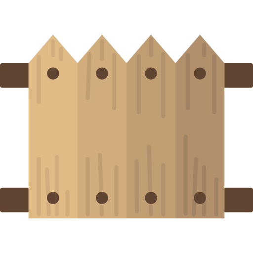 houten hek Amethys Design Flat icoon