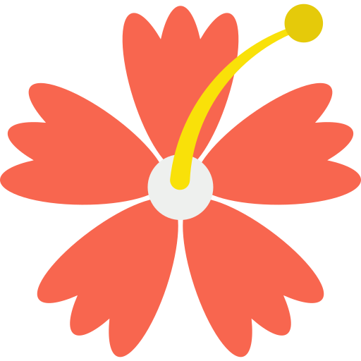 hibiscus Generic Flat icoon