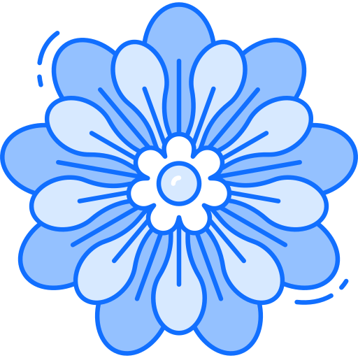 zinnia Generic Blue icoon