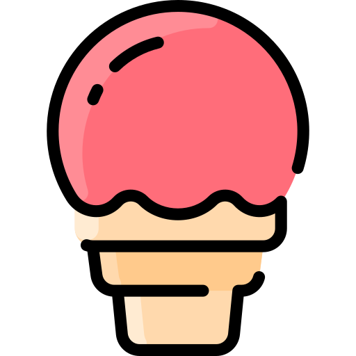 Ice cream cone Vitaliy Gorbachev Lineal Color icon