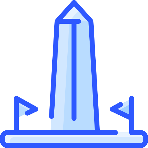 monumento di washington Vitaliy Gorbachev Blue icona