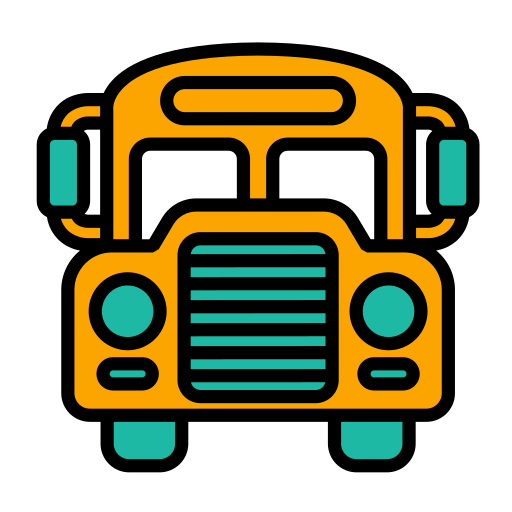 Bus Generic Outline Color icon