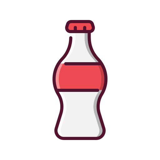 bottiglia di soda Generic Outline Color icona