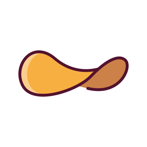 papas fritas Generic Outline Color icono