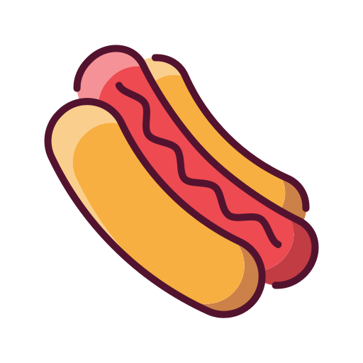 hot dog Generic Outline Color icono
