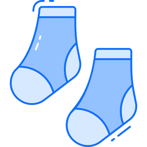 chaussettes bébé Generic Blue Icône