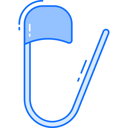 安全ピン Generic Blue icon