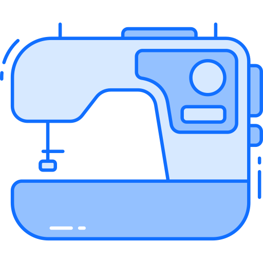 máquina de costura Generic Blue Ícone