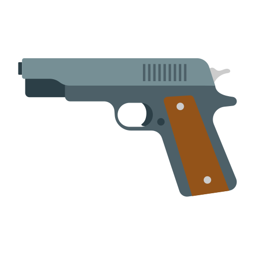 pistola a mano Generic Flat icona