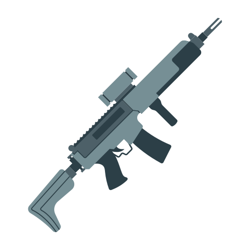 Assault rifle Generic Flat icon