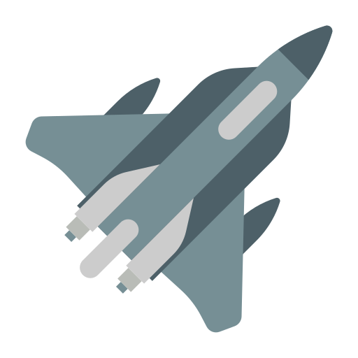 ジェット戦闘機 Generic Flat icon