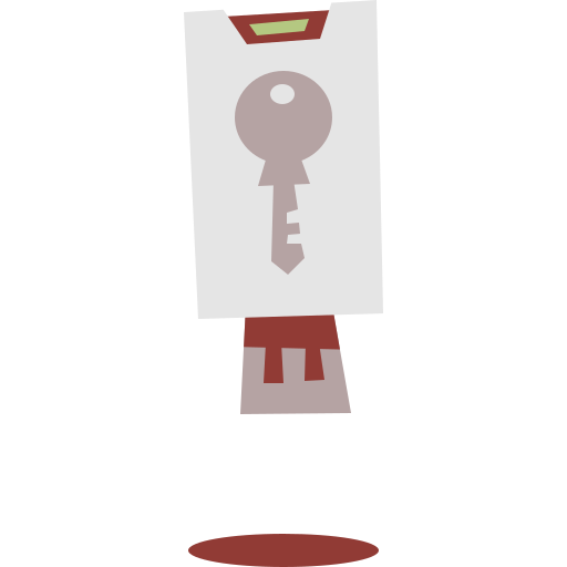 Key Cartoon Flat icon