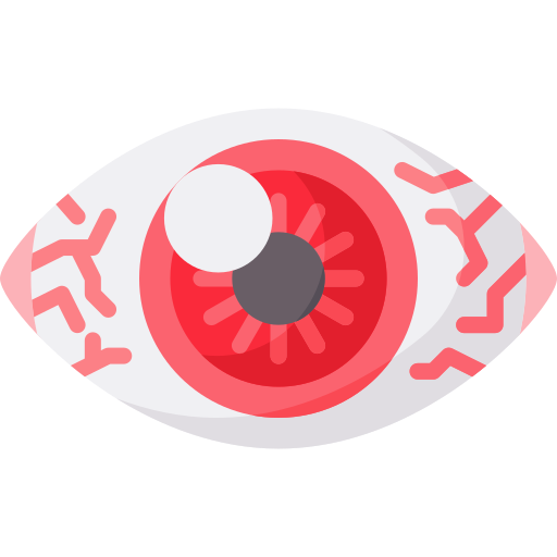 rood oog Special Flat icoon
