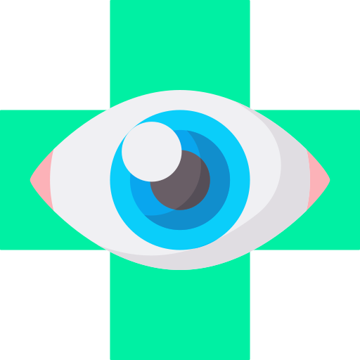 oog kliniek Special Flat icoon