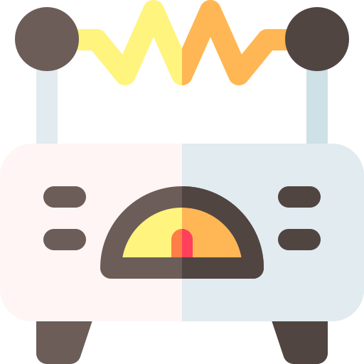 mierzyć Basic Rounded Flat ikona