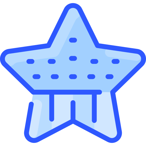 estrela Vitaliy Gorbachev Blue Ícone