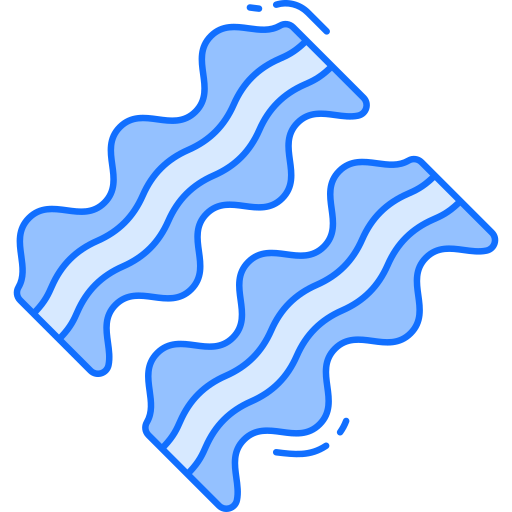 Bacon strips Generic Blue icon