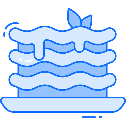 パンケーキ Generic Blue icon