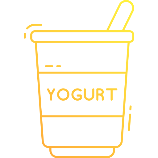yoghurt Generic Gradient icoon