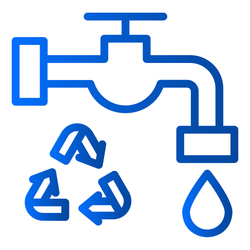 water besparen Generic Gradient icoon